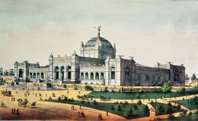 Art Gallery, Grand United States Centennial Exhibition, Fairmount Park, Philadelphia, 1876 by American School